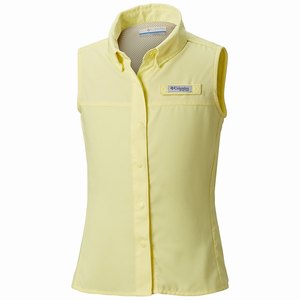 Columbia Tamiami™ Sleeveless Skjorta Flickor Gula (ZBLCK8314)